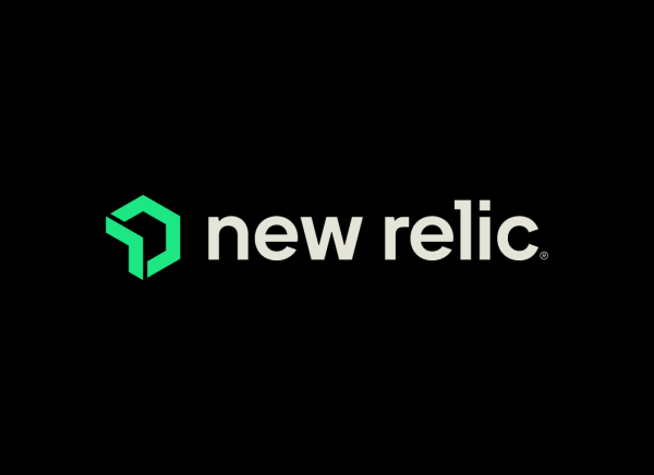 New Relic Logo white/green