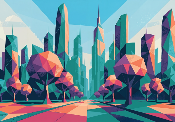 New Relic brand imagery AI generated