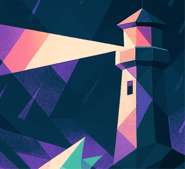 Ai Generated brand image of light house