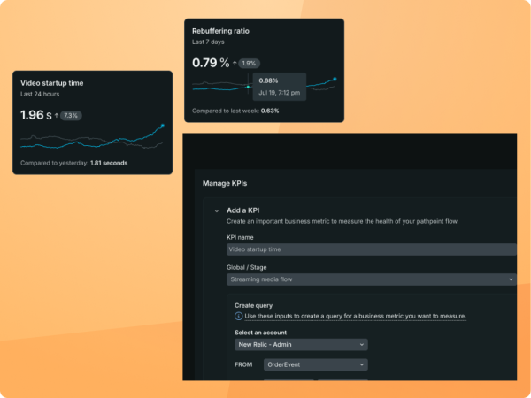 Media streaming analytics dashboard