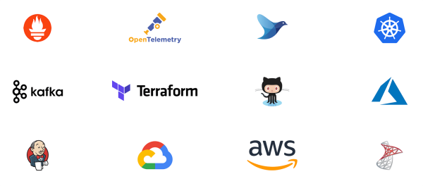 New Relic Integrations logos