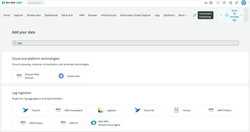 New Relic Logs