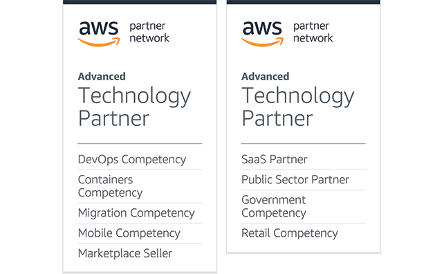 Image of AWS competency badge
