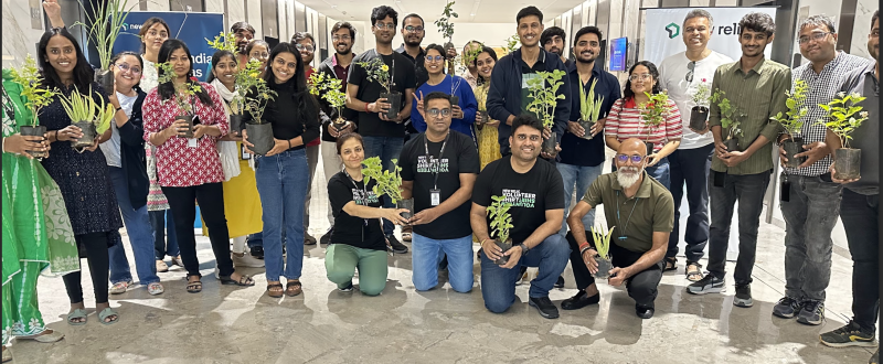 Planting a better future! Our team in Hyderabad celebrated Earth Day by planting 170 saplings in the local community.