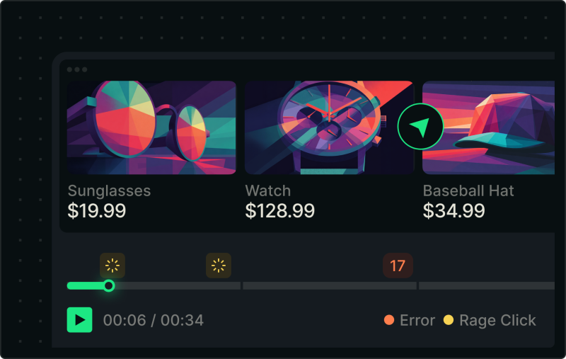 Session replay with AI