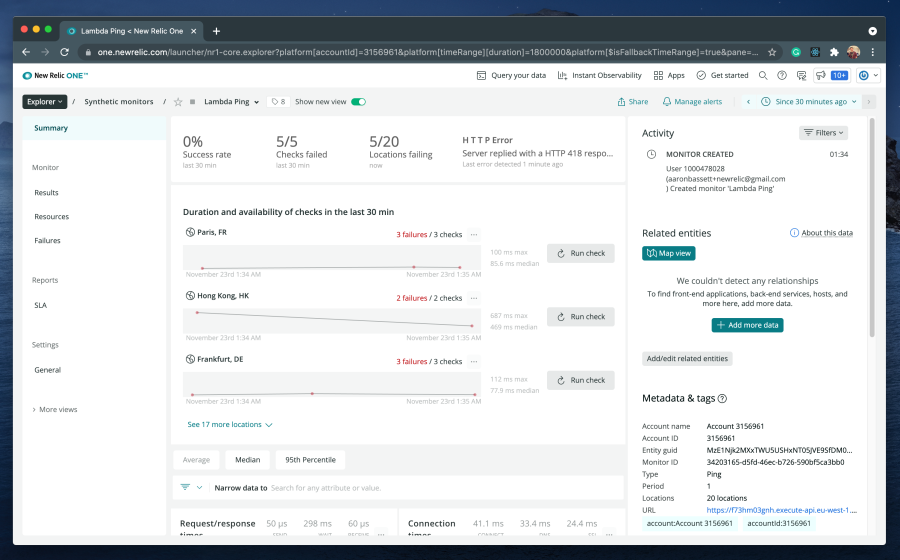 Monitoring Your AWS Lambda Functions New Relic