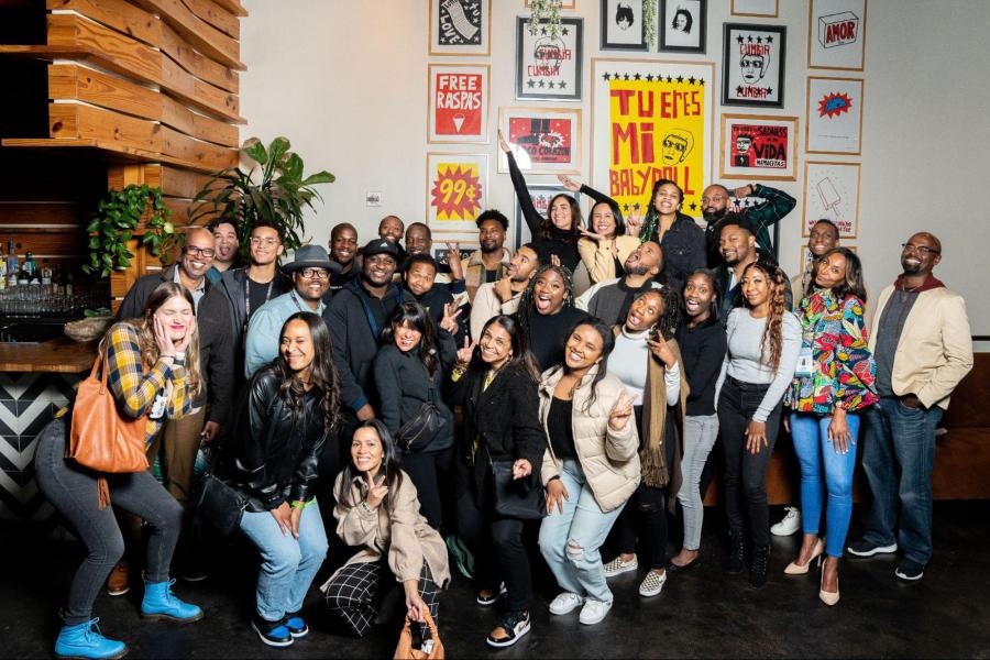 Group photo at Afrotech