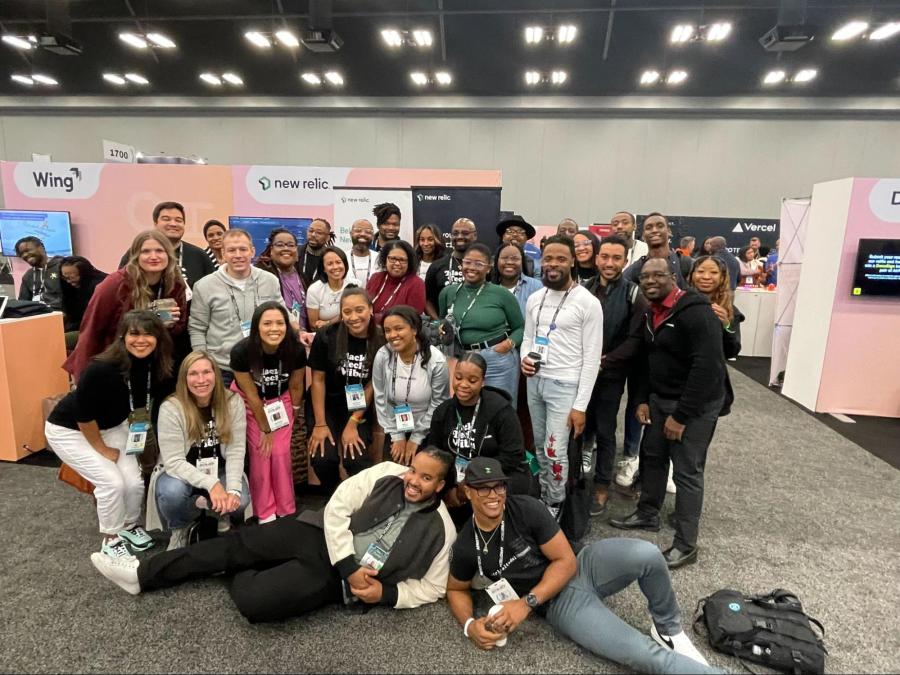 Group photo at Afrotech