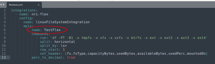 Textflex metric