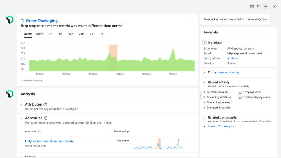 New Relic alerts product capability screen capture 