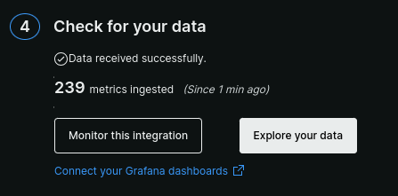 Select "Explore your data" to see your pre-built dashboard.