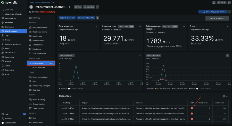 AI responses APM