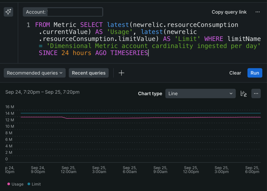 Long query for cardinality usage