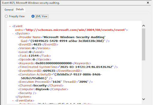 windows log