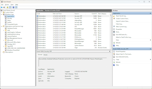 windows log viewer