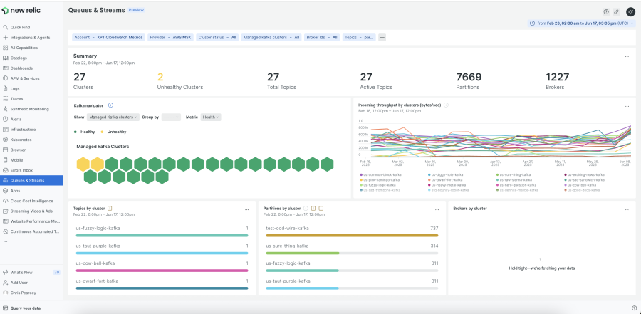 Real-time Kafka Metrics via our Java Agent