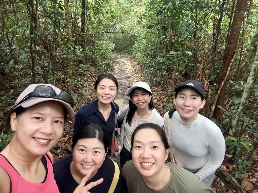 Women @ New Relic ERG in Singapore hiking