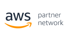 Amazon Web Services logo with the words, 'partner network' next to it 