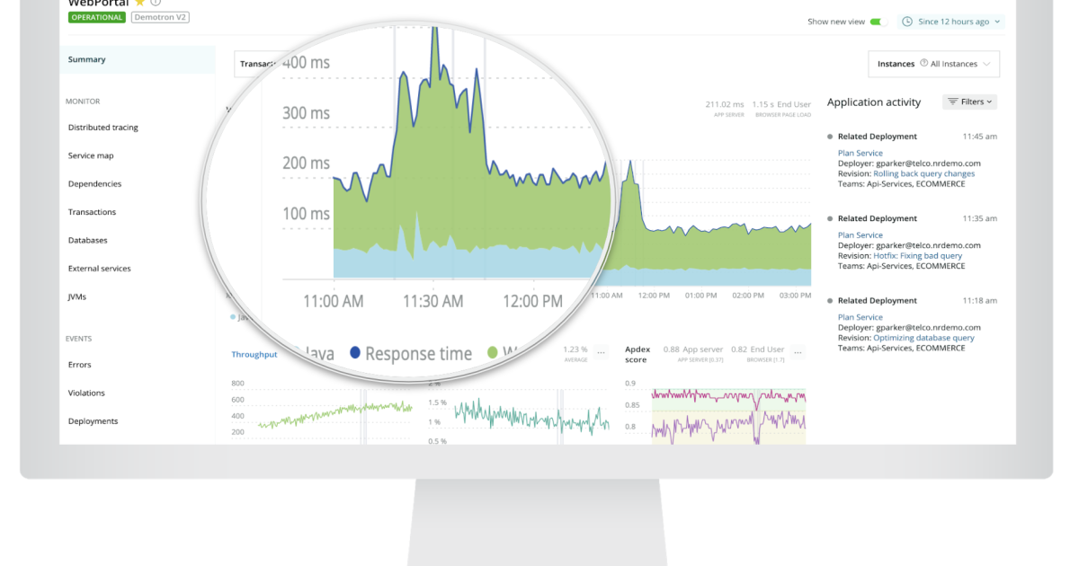 Logging vs. Instrumentation New Relic