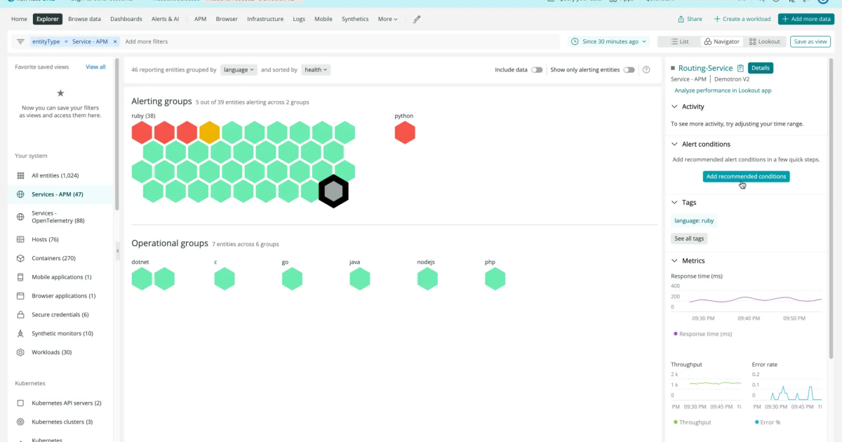 Automate observability New Relic