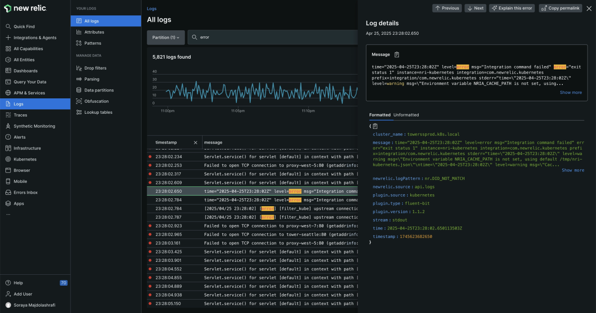 Automate Log Management via Terraform