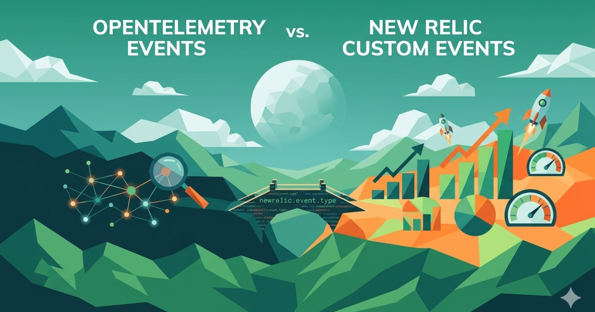 OTel Events vs. New Relic Custom Events: Debug Fast, Improve Faster