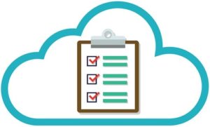 cloud checklist icon