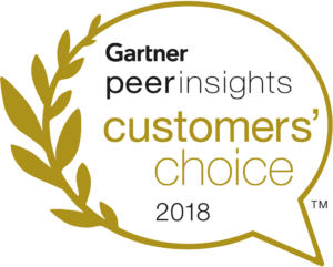 gartner peer insights customers' choice 2018 logo