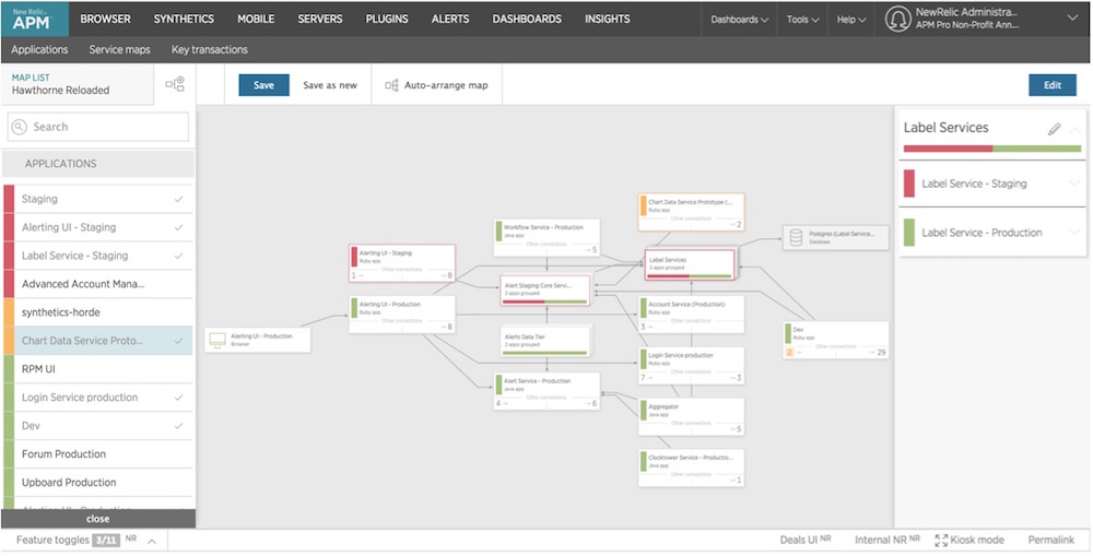 Introducing General Availability of Service Maps in New Relic APM