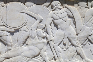 greek soldier frieze