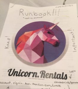 unicorn rentals runbook