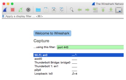 use wireshark to find irc servers